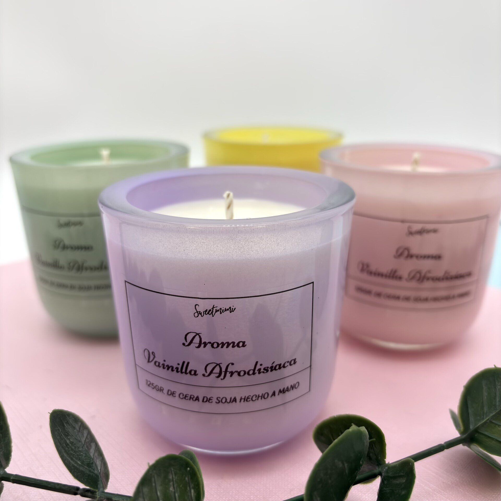 Vela pastel (aroma Vainilla Afrodisíaca) - 5
