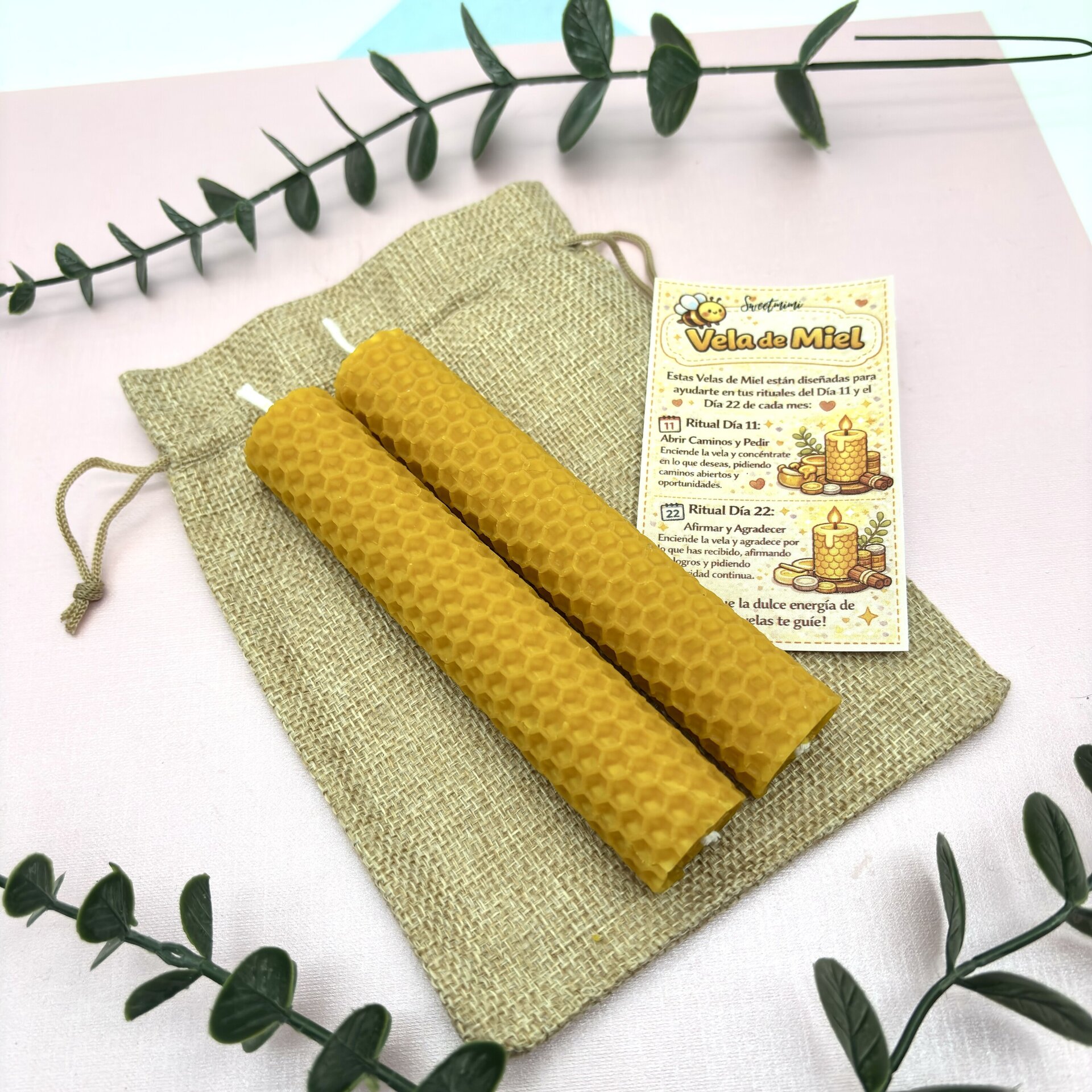 Pack velas de miel - 1