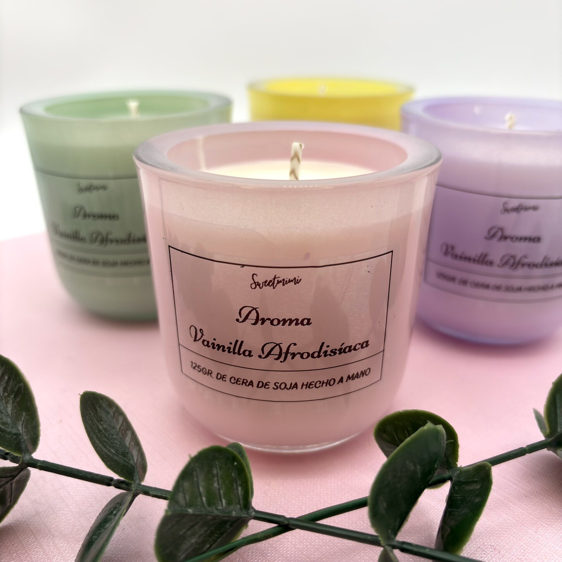 Vela pastel (aroma Vainilla Afrodisíaca) - 6