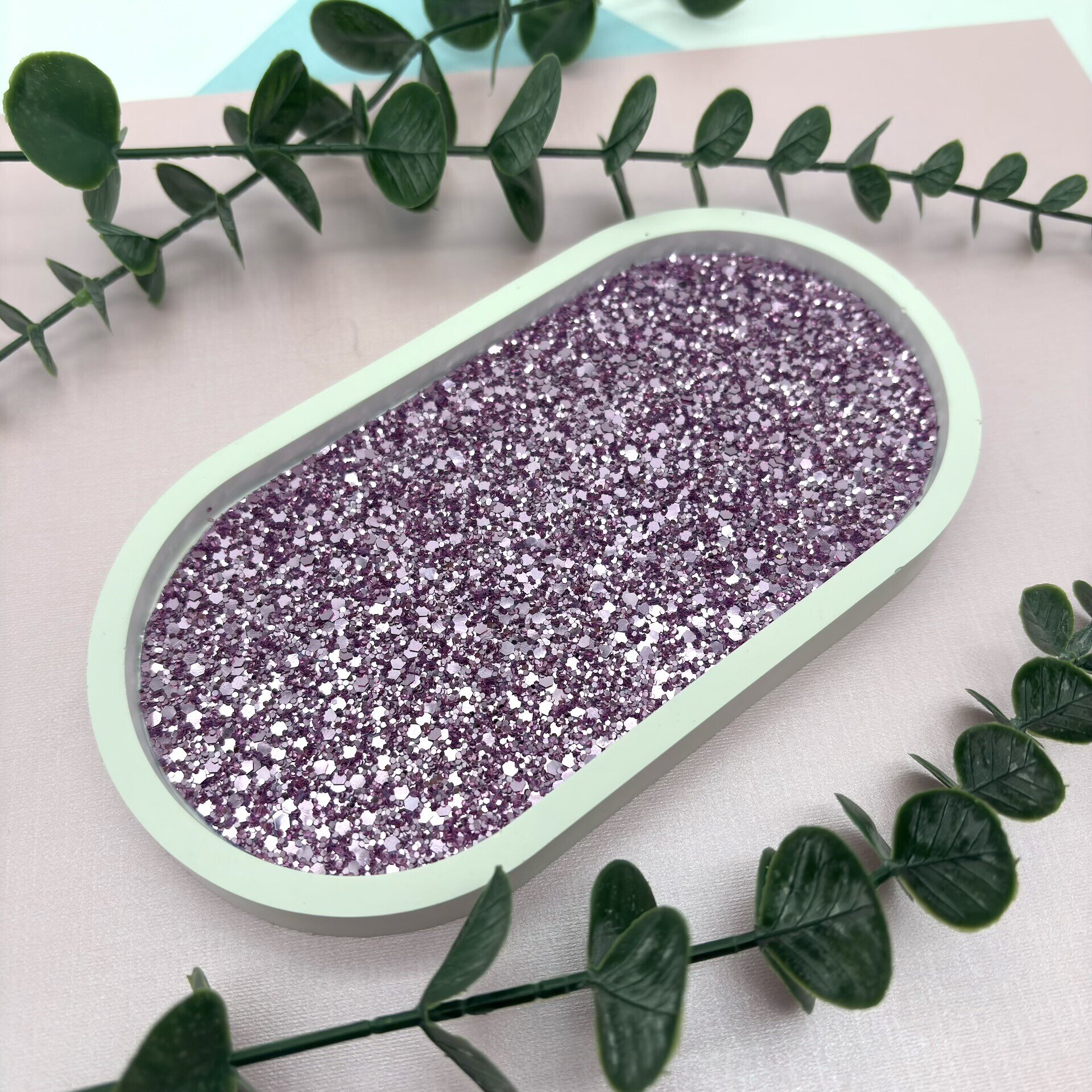 Bandeja resina Glitter - 3