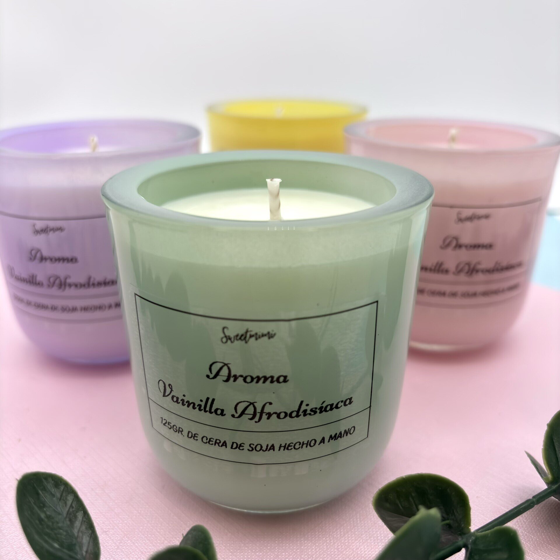 Vela pastel (aroma Vainilla Afrodisíaca) - 3