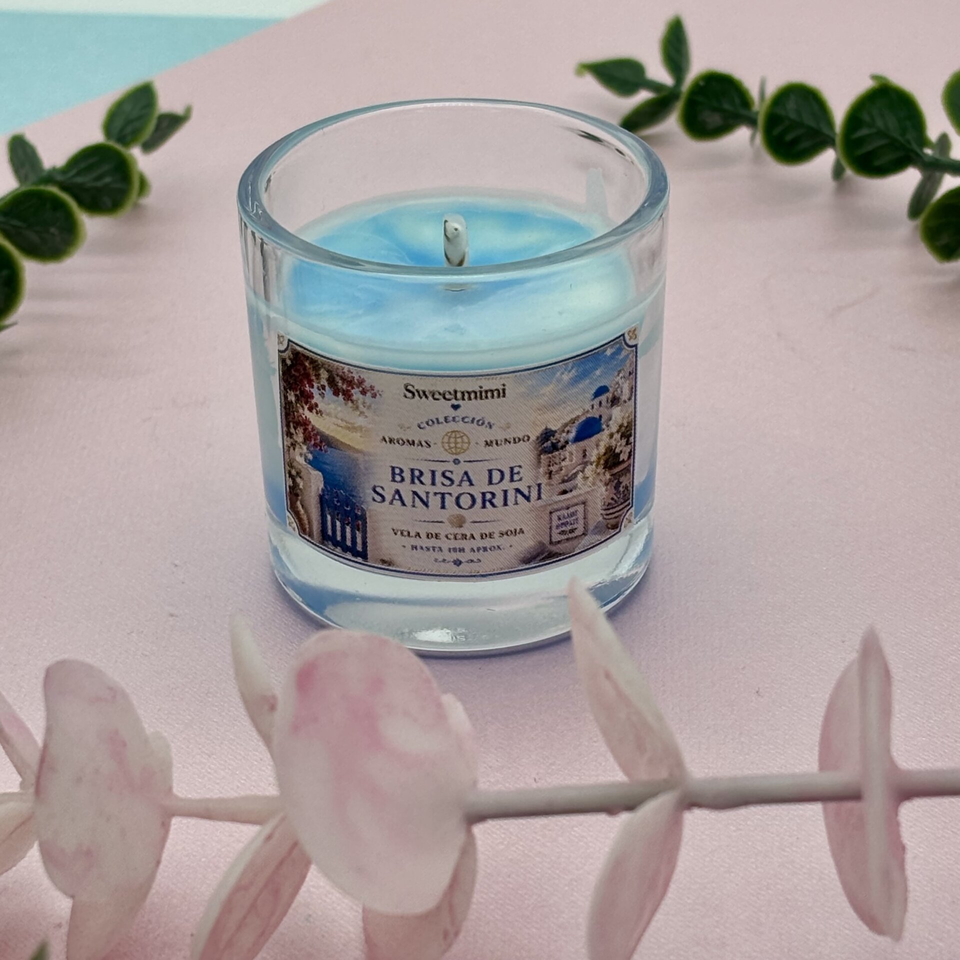 Mini vela aroma "Brisa de Santorini" - 1